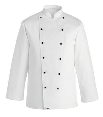 CHEF JACKET WHITE AIR COTTON 100% LONG SLEEVE EGO CHEF