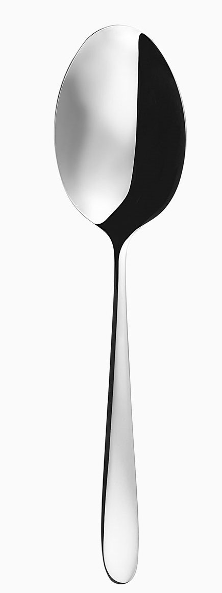 S-LINE ALL MIRROR SERVING/SALAD SPOON MEDIUM Chromenickel steel 18/10 SOLA SWISS