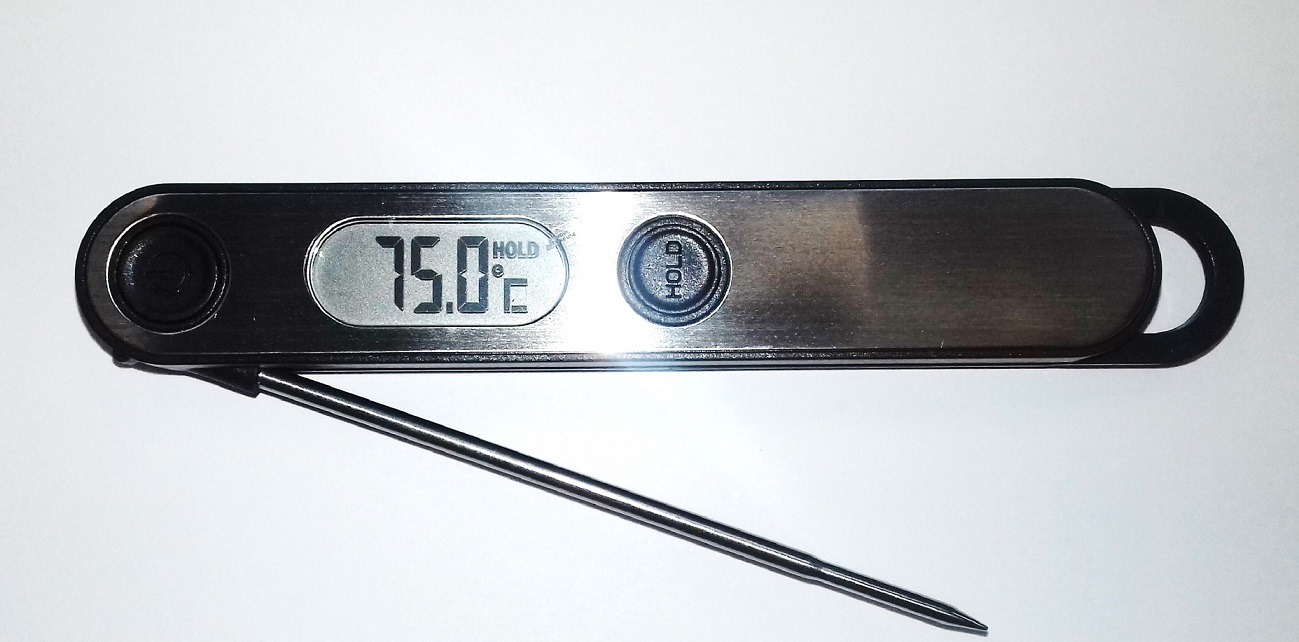 FOLDER THERMOMETER WITH SS SPIKE 2X20.5H -50 +300