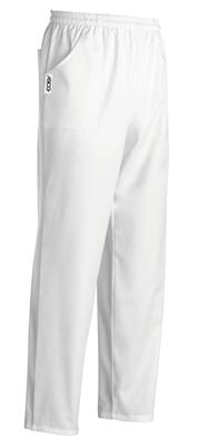 CHEF TROUSERS COULISE WHITE 100% COTTON EGO CHEF