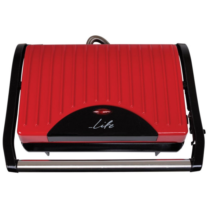 LIFE Scarlet CONTACT GRILL FOR 2 TOASTS 700W