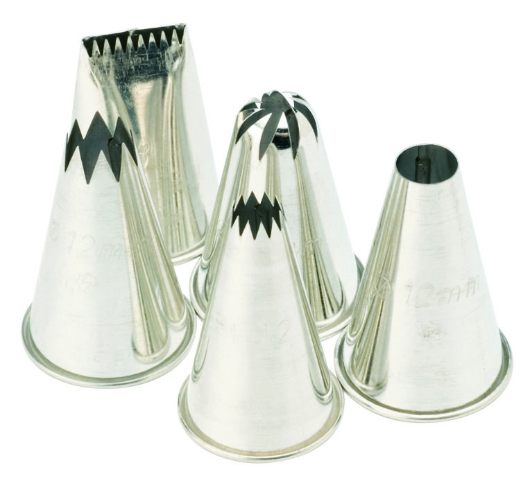 SET OF 5 S/S DECORATING NOZZLES PIAZZA