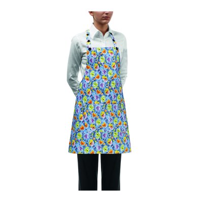 Short Bip Apron with pocket DOGS & CATS 70x70 cm 100% COTTON - EGO CHEF