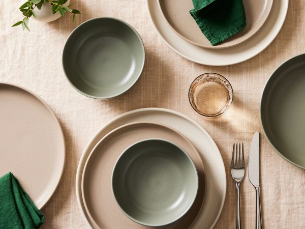 PACIFICA ARTICHOKE ΠΙΑΤΟ ΡΗΧΟ ΣΤΡΟΓΓΥΛΟ 27εκ STONEWARE COSTA NOVA - Image 2