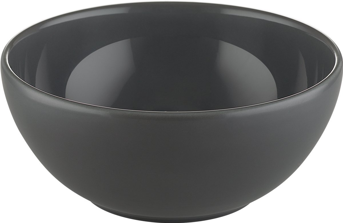 SANDSTONE BLACK DISH ROUND 20cm PORCELAINE Bauscher GERMANY