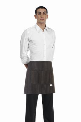 WAITERS APRON WITH POCKET COCOA 65%POL 35%COTTON EGO CHEF