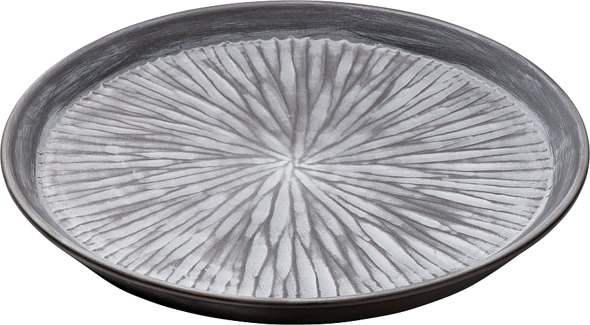 PLAYGROUND STELLA PLATE FLAT ROUND STONEWEAR 29CM SCHONWALD