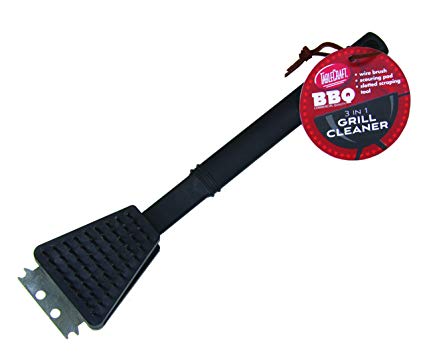 BBQBR BRUSH GRILL CLEANER S/S PLASTIC HANDLE TABLECRAFT
