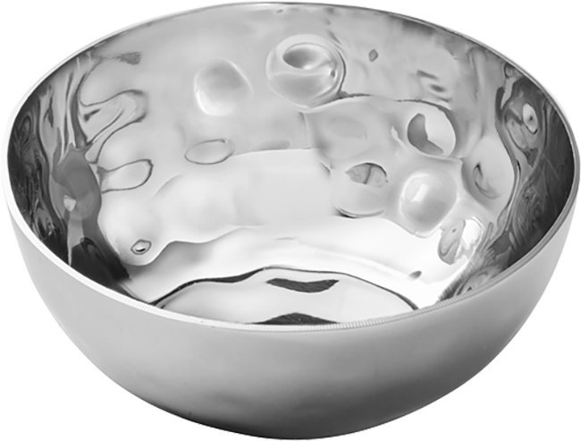 PLAYGROUND BOWL ROUND HAMMERED S/S 14CM SCHONWALD