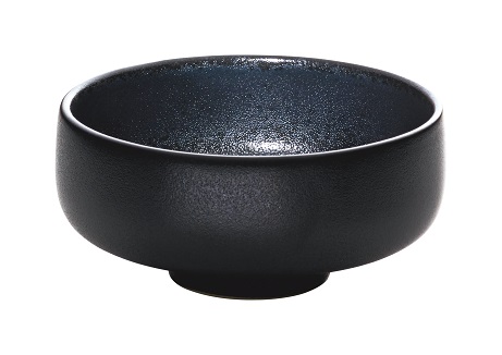PLAYGROUND NARA BLACK Dip Dish Round 8cm