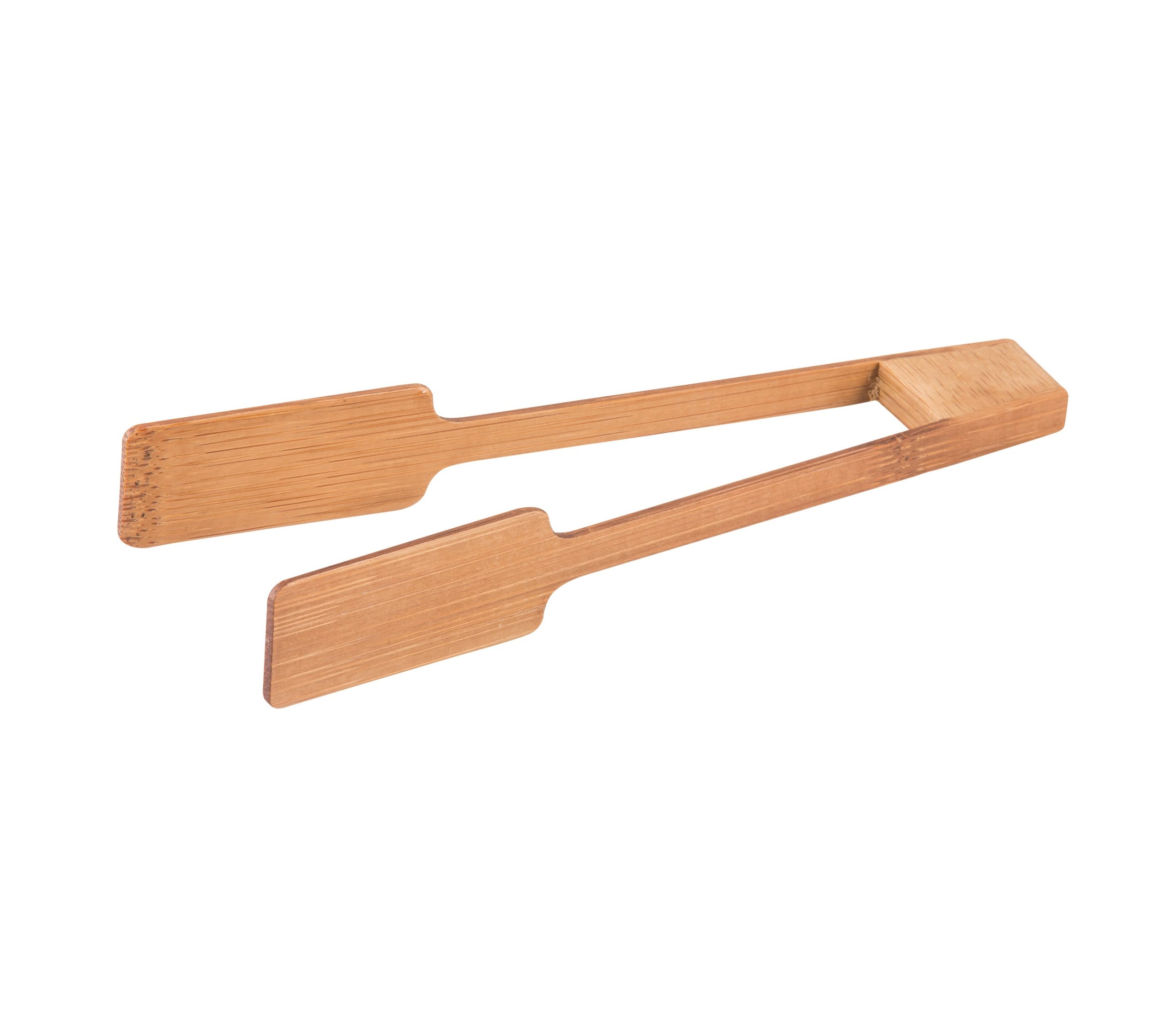 BAMDT6 Bamboo Paddle Tong 15CM 12PIECES TABLECRAFT