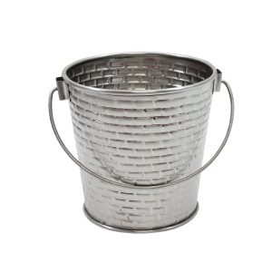 GTSS44  ΚΟΥΒΑΣ ΣΤΡΟΓΓΥΛΟΣ ΜΕ ΧΕΡΙ 10.5*9.5 εκ TABLECRAFT