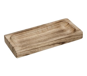 WOODEN SERVING PLATTER RECTANGULAR 41Χ24Χ4CM