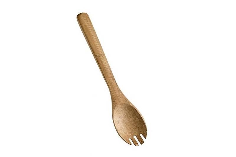 S0038.F BAMBOO NATURAL FORK 30cm LEONE ITALY