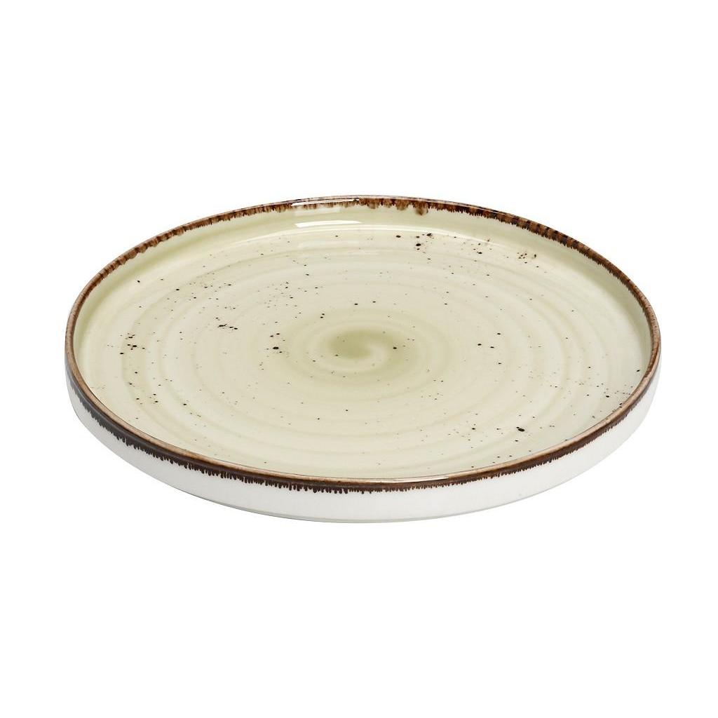 DINNER PLATE FLAT GREEN 27X2.5CM