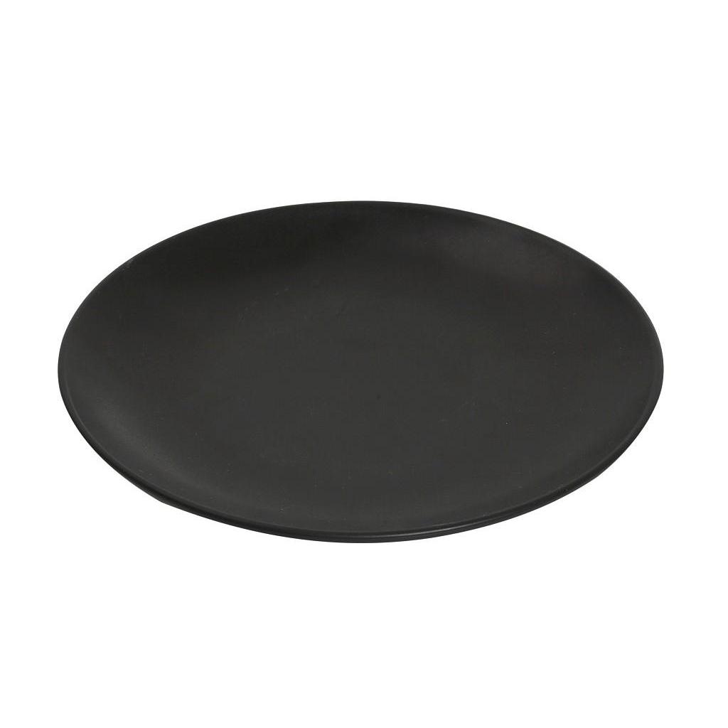 DINNER PLATE FLAT BLACK MATTE 26.5X2.5CM