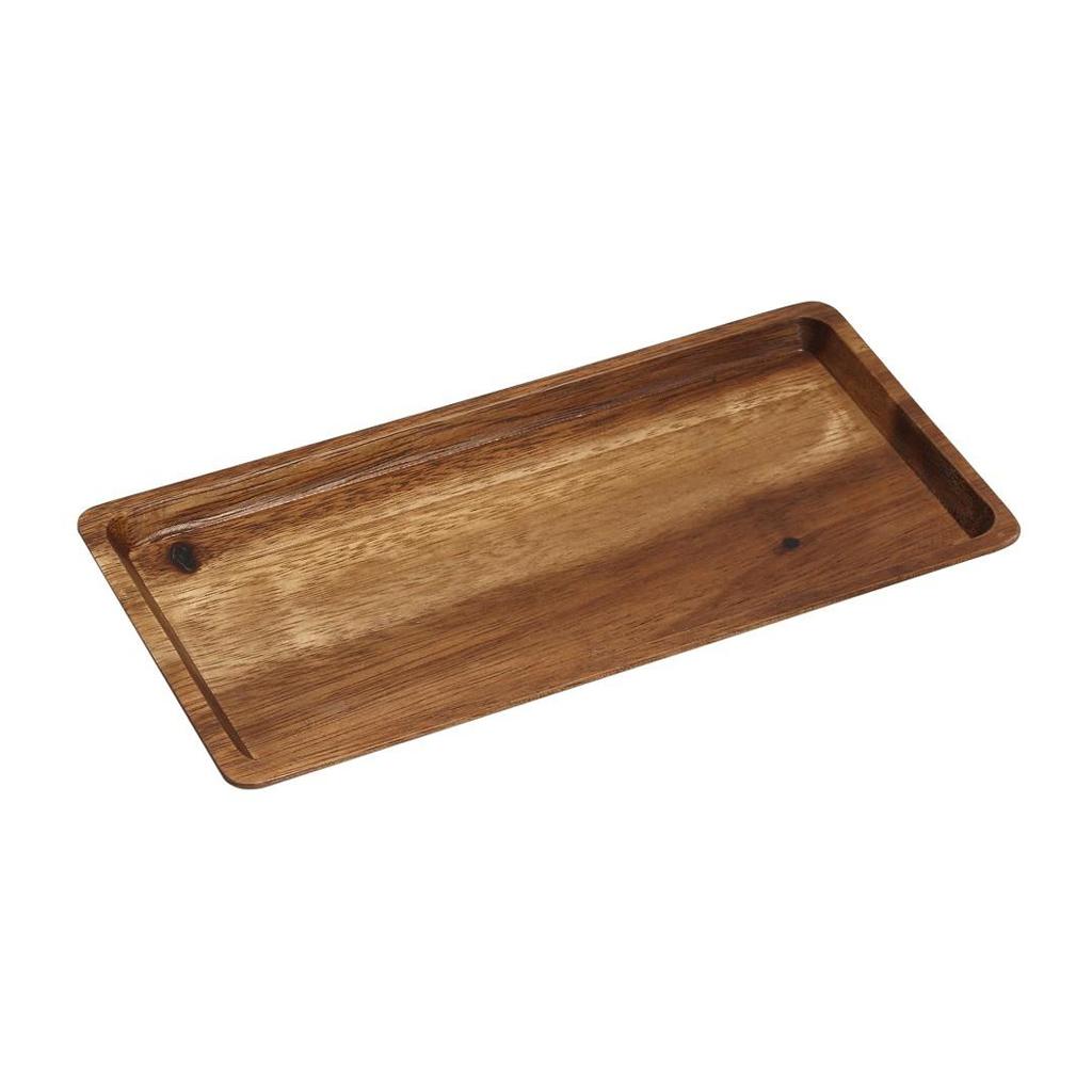 RECTANGULAR ACCACIA TRAY 12.5Χ25Χ1.5ΕΚ.