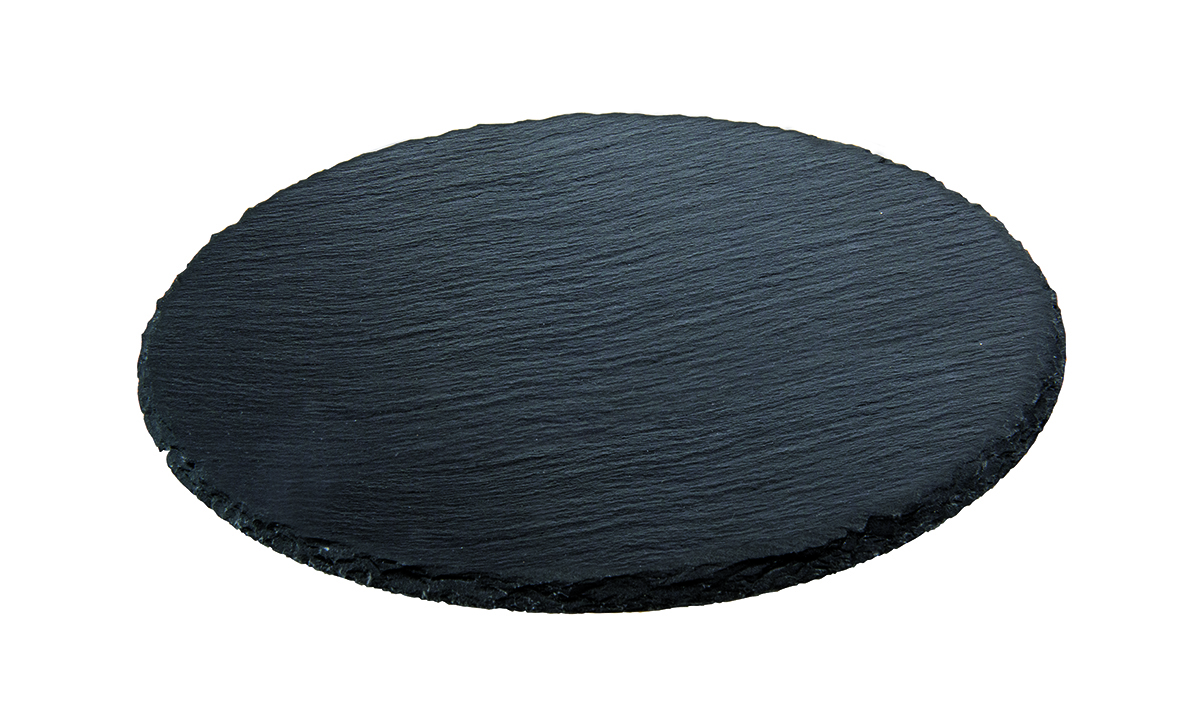 Round natural Slate tray 33 cm ILSA Italy