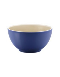 EARTHENWARE bowl blue / white 50cl B6K4 COK Spain
