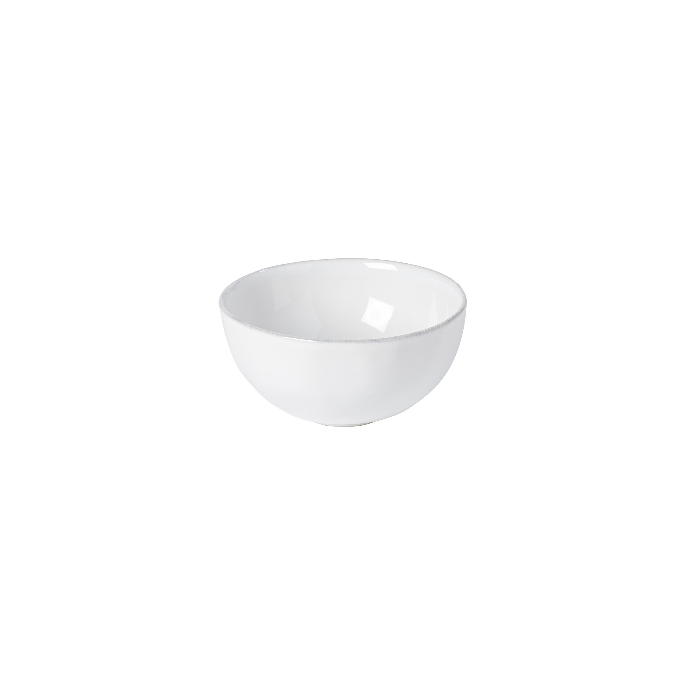 LIVIA FRUIT BOWL ROUND WHITE 13CM STONEWARE COSTA NOVA