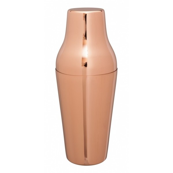 COPPER COCKTAIL SHAKER 2 PCS 600ML S/S 18/10 PIAZZA ITALY