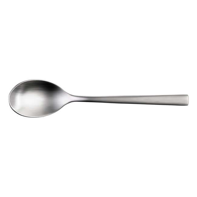 LIVING ALL SATIN MOCCA SPOON 11cm 8/10 SOLA SWISS