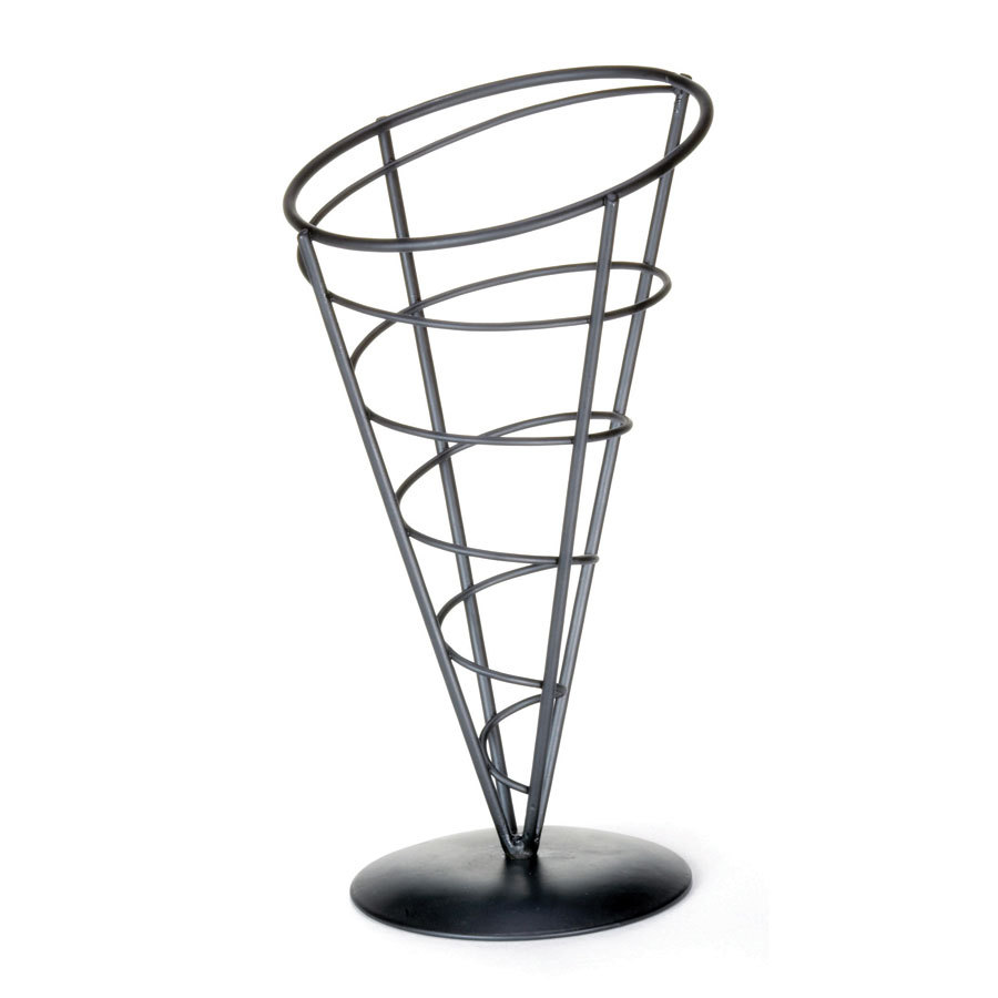 AC59 Vertigo Appetizer Wire Cone Basket 12.75x23cm TABLECRAFT