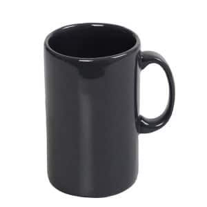 ANTHRACITE ESSENTIALS CUP 410ML 8X12CM PORCELAIN