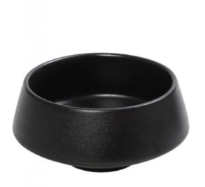 MIANMAR BLACK ROUND BOWL 13,5Χ13,5Χ7,5ΕΚ STONEWARE