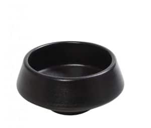 MIANMAR BLACK ROUND BOWL 9Χ9Χ4,9ΕΚ STONEWARE