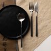 NEO DINNER FORK RESIN HANDLE 18/10 6mm BLACK - Image 2