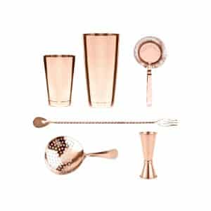 COCTAIL TOOLS BOXED SET COPPER BarProfessional The Netherlands