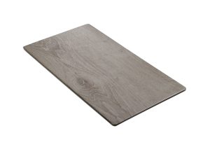 T8300 GRAY WOOD FLAT TRAY MELAMINE 32x17x1.5 LEONE