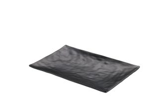 T8210 BLACK MELAMINE RECT.TRAY LE PERLE 30X21X3 LEONE