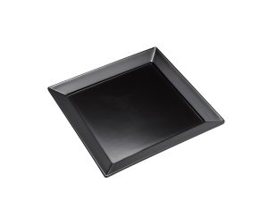 T8417.Z BLACK SQUARE MELAMINE TRAY LE PERLE 30X30X2.5