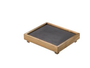 S5001 RISER ACACIA 35.8X29.8X7.7cm LEONE