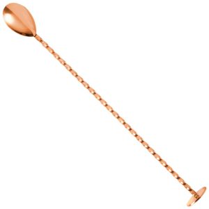 COPPER PLATED LUXURY TWISTED BAR SPOON