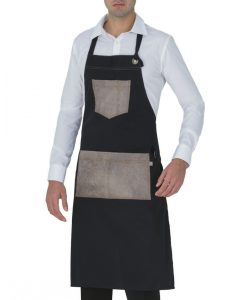 APRON MANCHESTER 65%POL - 35%COT. BLACK