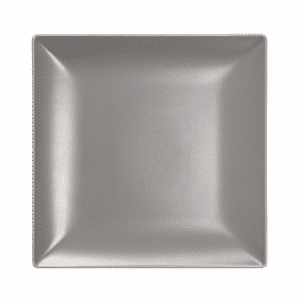 plate square 24x24 cm Grey Mat