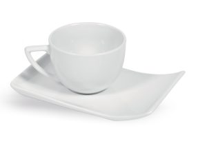 SAUCER FOR COFFEE CUP RECTANGULAR 14.5X9CM MD136