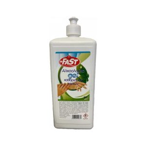 ALCOHOLIC Gel MANUFACTURE gel Mr Fast WITH OPPOSITE ACTION 1 PIECE 1 liter (1,000ml) with jasmine aroma.