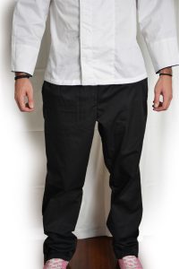 CHEF TROUSERS BLACK 65% Polyester 35% COTTON LARGE