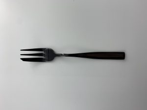 ELEGANT CAKE FORK 18/10 TOTAL BLACK PVD Italy