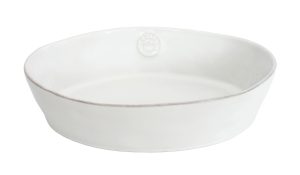 NOVA ΠΙΑΤΕΛΑ ΟΒΑΛ ΠΥΡΙΜΑΧΗ ΛΕΥΚΗ 30cm stoneware COSTA NOVA