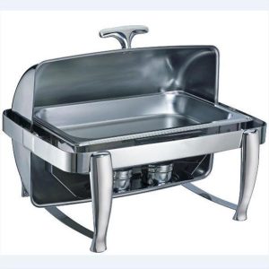 ROLL TOP CHAFING DISH 1/1 18/10 ΜΠΑΙΝ ΜΑΡΙ 649 x 468 x170mm