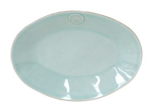 NOVA OVAL PLATTER TURQUOISE 30CM COSTA NOVA