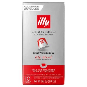 COFFEE ESPRESSO CLASSICO for NESPRESSO machine 10PCS ILLY Italy