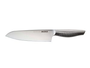 58701 MOKA Μαχαίρι SANTOKU KNIFE 180mm Stainless steel Senzo Suncraft Japan