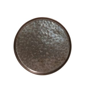 LAGOA ΠΙΑΤΟ ΡΗΧΟ 16εκ METAL STONEWARE COSTA NOVA