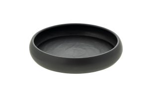 BUFFET BOWL ΜΠΩΛ ΣΤΡΟΓΓΥΛΟ BLACK Φ28εκ Χ Υ4εκ STONEWARE